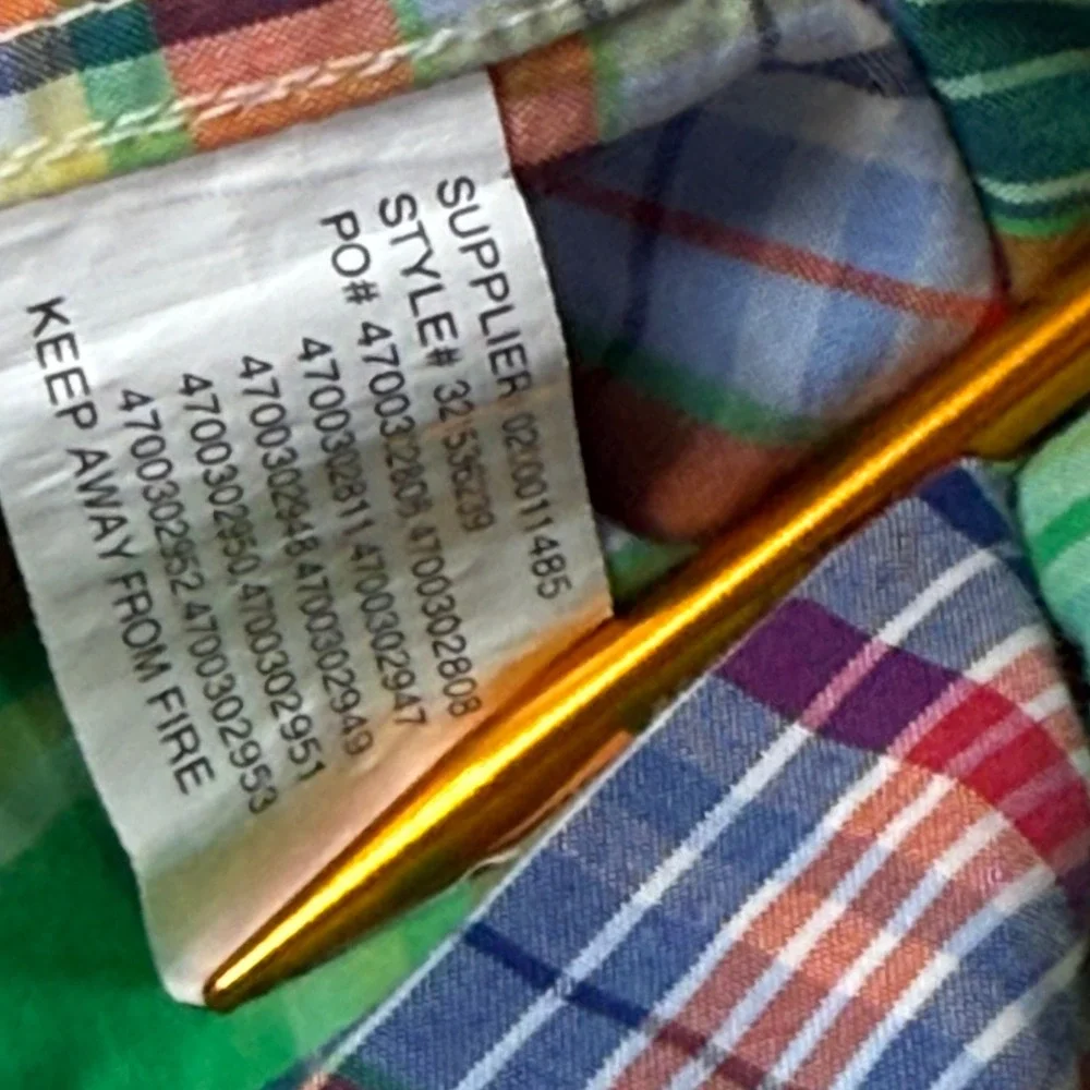 Ralph Lauren Kids Button Down Shirt‎ Plaid Short Sleeve Size 4 4T